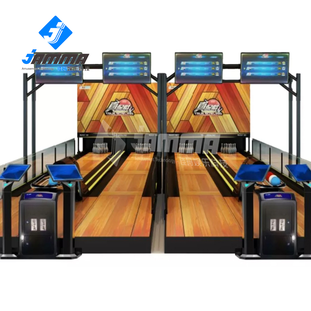 2023 New indoor shorter bowling alley mini bowling machine for indoor sports amusement