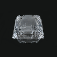 Boîte en plastique durable PET transparente pour fruits, emballage de fruits, 1 LB, 2 LB, raisin, bleuet