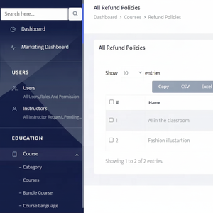 Logiciel éducatif pour les instituts en ligne avec logiciel de gestion de l'apprentissage avec examens, tableau de bord des étudiants et créateur de cours - Product Image 1