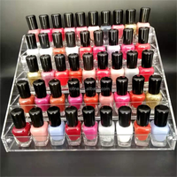 Nouveau style mur vernis à ongles présentoir armoire pour salon 3-6 couches 30-60 fabricants de choix de bouteilles en gros OEM