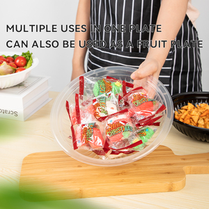 Platos Redondos Rígidos <span class=keywords><strong>de</strong></span> 34 oz para Catering, Restaurantes y Fiestas en Casa, Platos Desechables <span class=keywords><strong>de</strong></span> MFPP <span class=keywords><strong>de</strong></span> Grado Alimenticio para Ensaladas - Product Image 5