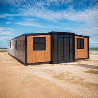 Maison pliable extensible de 20 pieds Maison préfabriquée pliable de luxe modulaire moderne