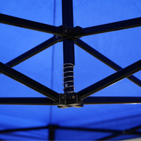 Tente pliante d'extérieur, résistante à l'eau, 3x3m