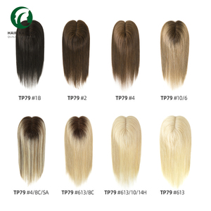 ท็อปเปอร์ผมแท้บราซิล TP79 ขนาด 12 นิ้ว แบบ Double Lace in Body สำหรับผู้หญิง พร้อมคลิป 4 ตัว จัดส่งรวดเร็ว วิกผมสำหรับผู้หญิง - Product Image 5