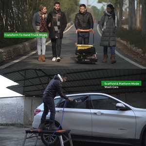 Banc de travail pliant multifonctionnel industriel robuste 7-en-1, mobile, en plastique, acier et alliage d'aluminium, pour garage et <span class=keywords><strong>menuisier</strong></span>, OEM/ODM - Product Image 6