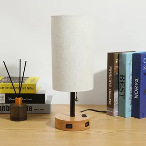 Amazo Bestseller Schlafzimmer lampe, 3-Wege-dimmbare Touch-Tisch lampe Mit zwei USB-Anschlüssen, Nachtlicht Wohnkultur am Bett