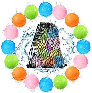 Globos de Agua de Silicona Reutilizables, de Relleno Rápido y Autosellantes, para Niños, Juegos de Agua al Aire Libre, Piscina, Playa, Juguetes de Verano - Product Image 1