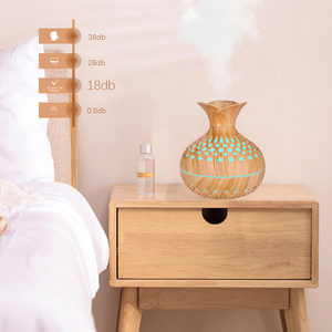 Top người bán không khí cầm tay tạo độ ẩm 7 màu LED ánh sáng ban đêm USB hạt gỗ Nhà Phòng Ngủ siêu âm Mist không khí tạo độ ẩm khuếch tán - Product Image 6