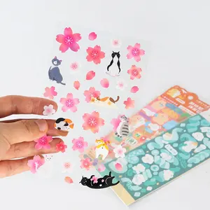 Personalized Stickers Custom Printing Adhesives Vinyl Logo Glitter Kiss Cut Stickers Die Cut Stickers Sheet