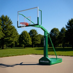 Aro de Baloncesto Jinling YDJ-2B para Exteriores, Vidrio Templado, Certificado por la FIBA, Equipo para Canchas - Product Image 1