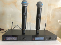 Système de Son pour Concert en Extérieur SLXD4D 570-820mhz, Microphone sans Fil UHF à Véritable Diversité, Micro sans Fil