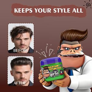 Gorilla forte tenere la <span class=keywords><strong>cera</strong></span> per <span class=keywords><strong>capelli</strong></span> forte tenere i <span class=keywords><strong>capelli</strong></span> rossi <span class=keywords><strong>cera</strong></span> uno Gel per <span class=keywords><strong>capelli</strong></span> <span class=keywords><strong>ricci</strong></span> Styling Private Label all'ingrosso per uomo e donna - Product Image 3