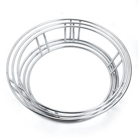 Étagère à casseroles en acier inoxydable double couche Yolecen avec étagère de rangement à tubes creux pour une utilisation en cuisine - pour les hôtels et la cuisine chinoise