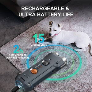 Dispositif électronique de dressage pour chien, anti-aboiement, à ultrasons, rechargeable, étanche IP67 - Product Image 3