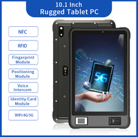 Tablet PC Tangguh OEM R10-L10 IP67 Tahan Air 10.1 Inci Kamera Ganda Baterai Besar 10000mah RAM 4GB ROM 64GB RFID Sidik Jari