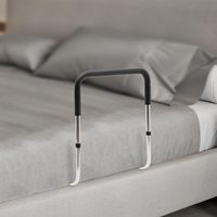Barres d'appui réglables en hauteur, certifiées CE, blanches, en acier, pour personnes âgées et femmes enceintes, capacité de 150 kg