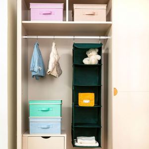 Collapsible Storage <b>Box</b> with Lid Fabric Storage <b>Box</b> for Clothes <b>Wardrobe</b> Storage Bins - Product Image 5