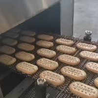 Machine de production de biscuits, moule rotatif, four tunnel, four à convection électrique/gaz personnalisé pour gâteaux et biscuits