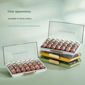 Organisateur de médicaments transparent léger et de haute qualité, boîte à pilules portable pour 3 prises par jour, rappel matin, midi, soir - Product Image 1