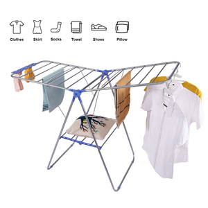 Butterfly <strong>Clothes</strong> <strong>Airer</strong> <strong>Folding</strong> Collapsible <strong>Clothes</strong> Drying Rack Steel <strong>Clothes</strong> Drying Rack in Small Space - Product Image 3