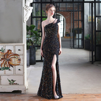 Robes de bal sirène trompette clapet à épaule unique 2024 nouveau Design sans manches robes de Quinceanera robe de bal