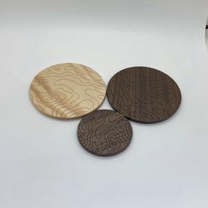 Posavasos de Madera Sólida Natural Personalizados de Alta Calidad, Suministro Directo de Fábrica, Lijado y Recubrimiento Suaves, Venta al Por Mayor - Product Image 3