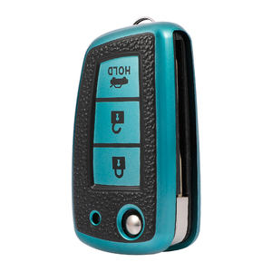 เคสใส่กุญแจรถหนัง TPU เนื้อนุ่มสำหรับ Nissan Sylphy Bluebird Tiida <span class=keywords><strong>X</strong></span>-<span class=keywords><strong>TRAIL</strong></span> Qashqai Kicks กระเป๋าพวงกุญแจ - Product Image 4