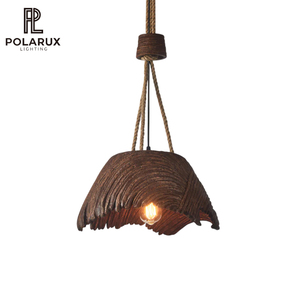 Lámpara Colgante Wabi Sabi Nórdica Moderna para Comedor o Restaurante, de Poliestireno de Alta Densidad y Metal, LED de Alta Calidad, Modelo Viana - Product Image 1