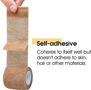 Vendajes cohesivos elásticos no tejidos de 5 cm de ancho, económicos, autoadhesivos, <span class=keywords><strong>para</strong></span> sujeción de calcetines de fútbol - Product Image 3