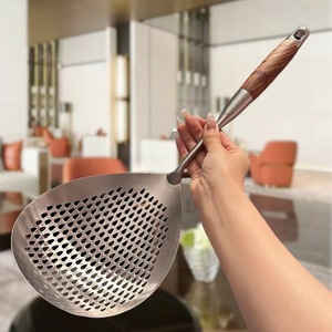 Vente chaude 304 ustensiles de cuisine en acier inoxydable miroir cuisine grande <span class=keywords><strong>passoire</strong></span> <span class=keywords><strong>passoire</strong></span> alimentaire argenterie - Product Image 1