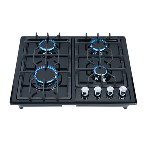 Multifunctional 4 Burners Built-In Electric &amp; <strong>Gas</strong> Portable <strong>LPG</strong> <strong>Cooker</strong> Hob OEM Kitchen Cooktop with Enamel Surface - Product Image 4