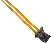 تجميعة أسلاك مخصصة DF3-2S-2C بخطوة 2.0 مم، 2 دبوس، UL11028، 24AWG، 600 فولت، كابل عالي الجهد