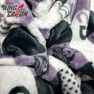 Tessuto in pile di flanella stampato certificato OEKO-TEX Kingcason di qualità garantita, colorato e premium, per abbigliamento - Product Image 2