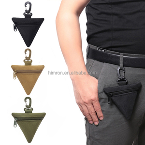 Sac tactique en toile pour l'extérieur, petite bourse à monnaie, porte-clés, <span class=keywords><strong>pochette</strong></span> pour accessoires de chasse, étui pour outils EDC triangulaire - Product Image 6