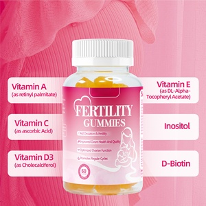 Gummies de fertilité pour femmes : Complément alimentaire avec acide folique, vitamines et biotine pour soutenir la santé des follicules et favoriser des cycles réguliers - Product Image 2