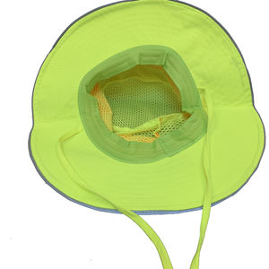 Hola Vis Seguridad Alta visibilidad Logotipo personalizado Trabajo Sombreros para el sol Fluorescente Reflectante Seguridad Trabajo Sombrero - Product Image 2
