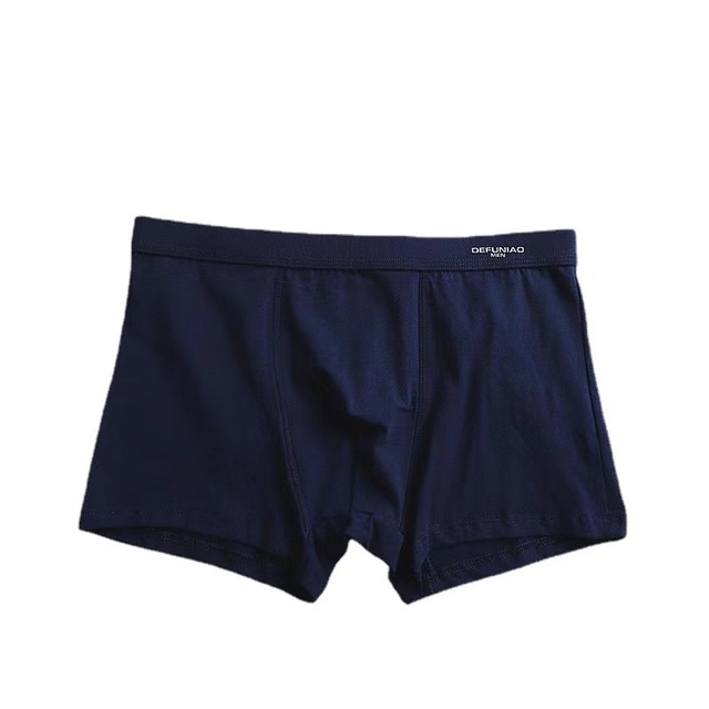 Wholesale Custom Cotton Men's Panties Comfortable and Breathable Large Size Convex Design Traditional Men's Underwear Boxers