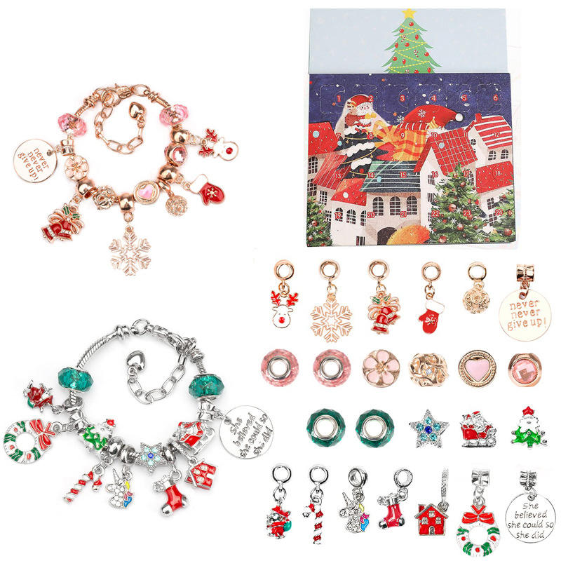 A christmas rooftop bracelet blind box