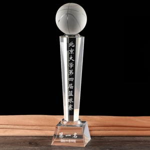 Trofeo artigianale di cristallo artigianale personalizzato per eventi sportivi trofeo di cristallo - Product Image 3