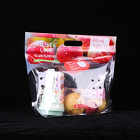 Custom Logo Bedrukt Herbruikbaar Vers Houden Fruit Groente Salade Opslag Warmte Afdichting Doorzichtige Plastic Voedsel Veilige Verpakking Zakken