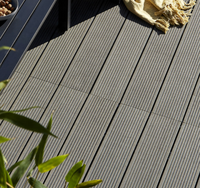 Planches de sol en Composite en bois et plastique, panneau d'extérieur pour l'extérieur, la piscine, le jardin, le balcon, un Patio et une terrasse, WPC