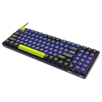 Keyboard Mekanik dengan Lampu Latar Pelangi Berkabel