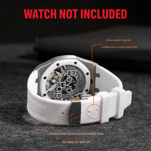 ตัวเรือนและสายนาฬิกาสแตนเลสสตีล Upro สำหรับชุดดัดแปลง AP-swatch Savonnette Royal Pop Mod Kit 3 O'Clock Crown Pocket Watch - Product Image 2
