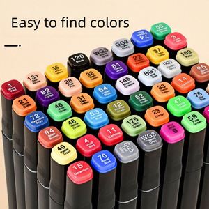 Hot Sales Dual Tip Alcohol-Based Graffiti <b>Marker</b> <b>Pen</b> Set 60 80 168 Colors for <b>Permanent</b> Twin Color Painting for Art Drawing - Product Image 3