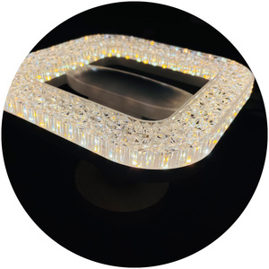 180mm 230mm <span class=keywords><strong>18W</strong></span> 24W khách sạn Văn phòng pha lê khuếch tán bao gồm ánh sáng vật cố Bảng điều khiển bóng đèn nhà hiện đại dẫn đèn trần - Product Image 5