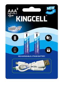 ポータブルバッテリーAAAサイズリチウムイオン<span class=keywords><strong>USB</strong></span>バッテリー1.5V充电式<span class=keywords><strong>USB</strong></span>バッテリー - Product Image 4