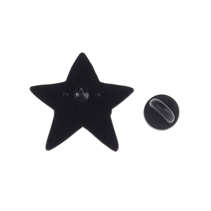 Épinglette émaillée étoile orange amusante avec motif de fesses, badge créatif de meme, broche étoile originale pour sacs à dos et vestes, humour mode - Product Image 5