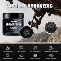 Résine de Shilajit Naturel OEM, Extrait Pur de Mousse de Mer de l'Himalaya 50g, Supplément Brut au Miel, Marque Privée, Résine de Shilajit en Vrac Originale