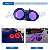 HETOP für GT-R R35 Upgrade-Rückleuchten 2008-2024 Spezielle Maßgefertigte RGB-Autolampe Farbenfroher Stil Rückleuchten DRL für Nissan