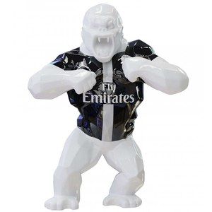Recién llegados arte pop Interior Exterior decoración del hogar fibra de vidrio pintado Graffiti gorila orangután King <span class=keywords><strong>Kong</strong></span> estatua escultura - Product Image 6